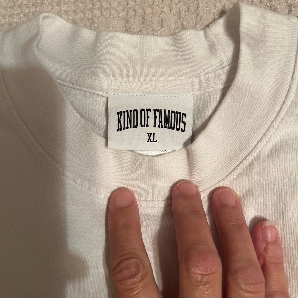 Kind of Famous Streetwear Graphic Thick Shirt Preppy Collegiate Comfort XL - Picture 2 of 3